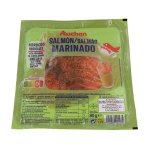 Imagen de AUCHAN Salmón marinado 80 g. Producto Alcampo