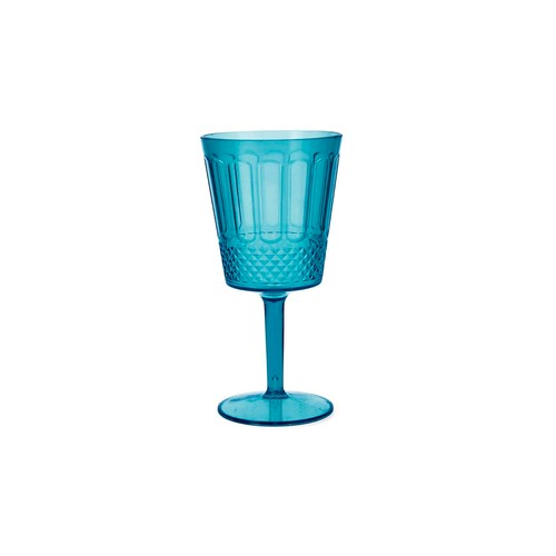 Copa de poliestireno acrílico 35 cl color turquesa, QUID.