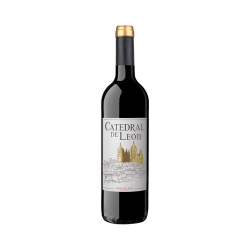CATEDRAL DE LEON  Vino tinto de mesa sin denominación de origen botella de 75 cl.