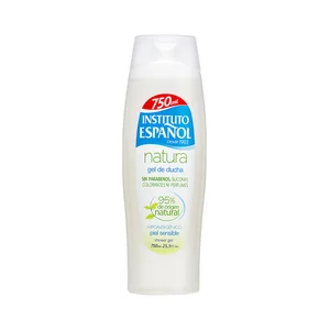 INSTITUTO ESPAÑOL Gel para baño o ducha con un 95% de ingredientes de origen natural, espeical pieles sensibles INSTITUTO ESPAÑOL Natura 750 ml.