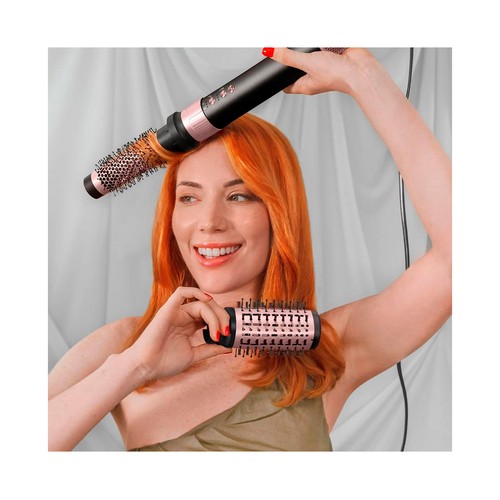 Moldeador 14 en 1 Bamba Cerámic Care AirGlam color azul, CECOTEC..