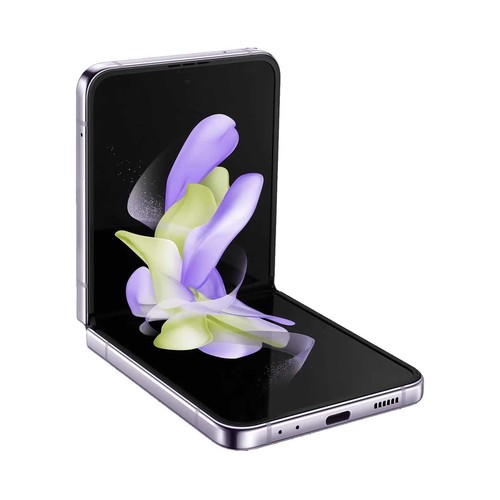 Smartphone 17,01 cm (6,7") SAMSUNG Galaxy Galaxy Z Flip4 5G SM-F721BLVGEUB morado, Octa-Core, 8GB Ram, 128GB, 12+12+10 Mpx, Dual-Sim, Android 12.