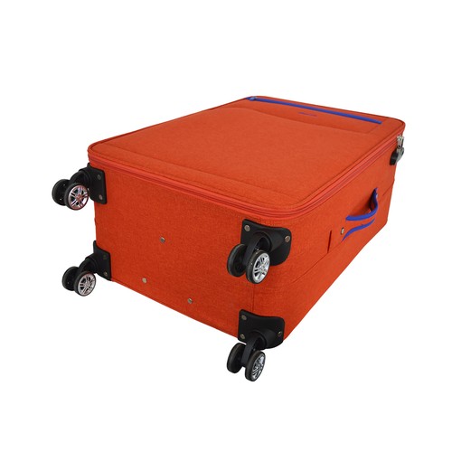 Maleta grande tipo trolley 45x75x27 cm, 4 ruedas, color rojo, ALCAMPO AIRPORT.