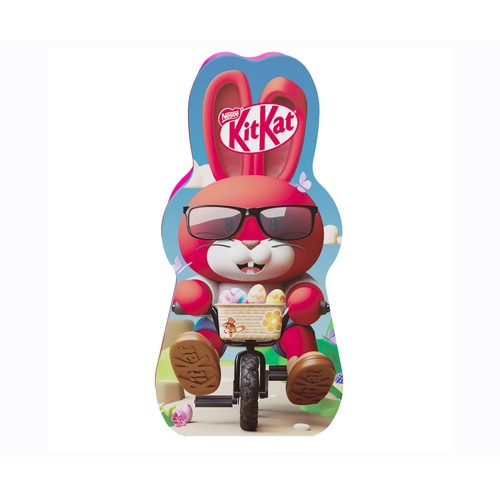 KIT KAT Lata con figuritas de chocolate 110,8 g.