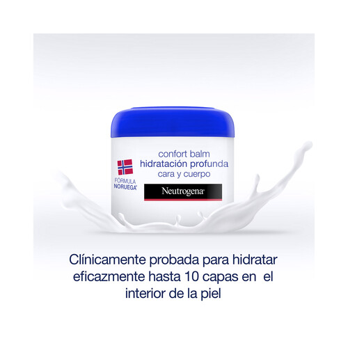 NEUTRÓGENA Bálsamo hidratación profunda, para cara y cuerpo, especial piel seca NEUTRÓGENA 300 ml.