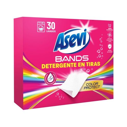 ASEVI Detergente en bandas color protect 30 dosis