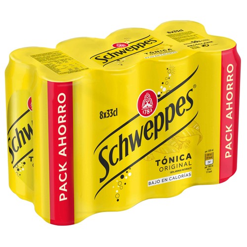 SCHWEPPES Tonica original 8 uds. x 33 cl.