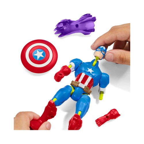 Figura de los vengadores personalizable con accesorios, surtido de heroes, MARVEL.