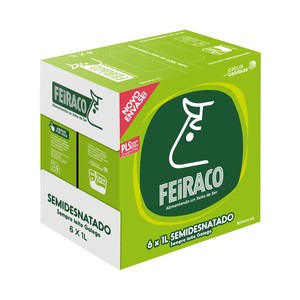 precios Feiraco Leche De Vaca Semidesnatada De Origen 100% Gallega 6 X 1L. en Alcampo