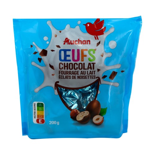 Mini huevos de crema y avellana PRODUCTO ALCAMPO 200 gr.