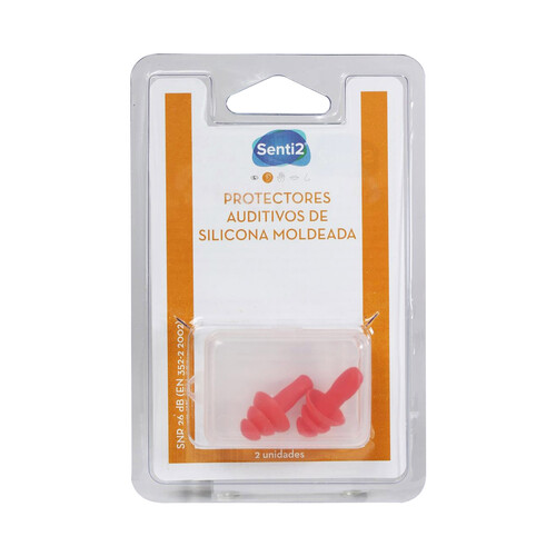 Tapones oídosde silicona moldeada SENTI2 2 uds