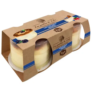 TGT Tarta de queso cremosa TGT Los postres de Lola 2 x 125 g.