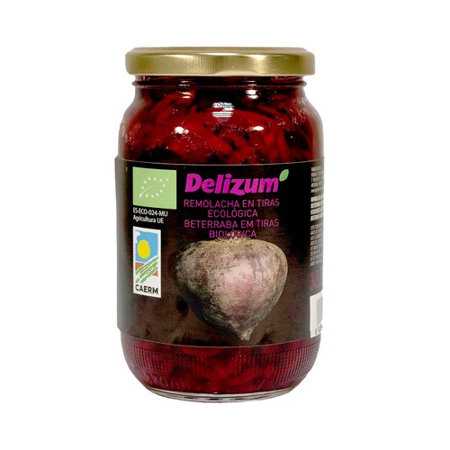 DELIZUM Remolacha en tiras ecológicas DELIZUM 190 g.