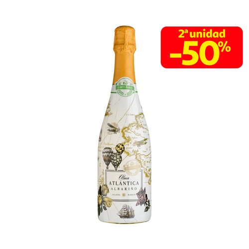 ALMA ATLÁNTICA Vino blanco frizzante (espumoso) botella 75 cl.
