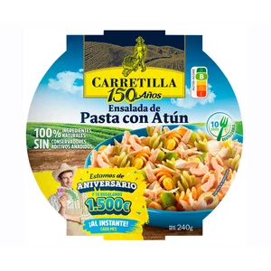 CARRETILLA Ensalada de pasta con atún 240 g.
