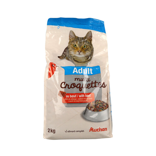 PRODUCTO ALCAMPO Pienso para gatos a base de buey, hígado y verduras PRODUCTO ALCAMPO 2 kg.