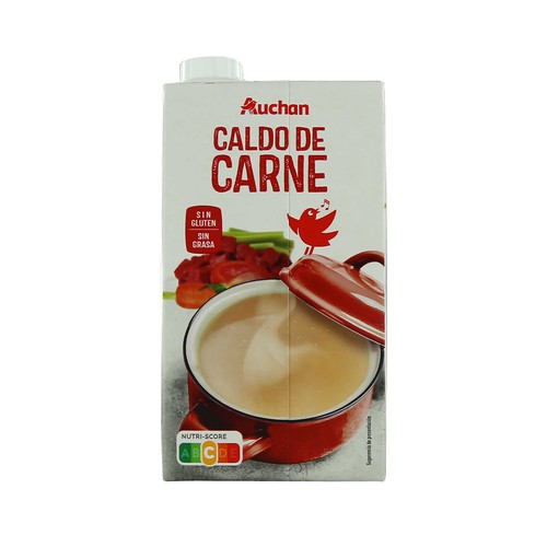 Caldo de carne PRODUCTO ALCAMPO brik de 1 l.