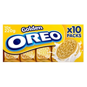 Imagen de OREO Galletas Golden rellenas de crema de vainilla 220 g.