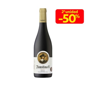 FAUSTINO V Vino tinto reserva con D.O. Ca. Rioja botella 75 cl.