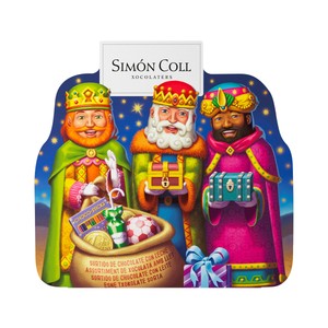 Imagen de SIMON COLL Caja surtida de chocolates de los reyes magos 57g