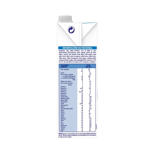 NATIVA Leche (2) de continuación líquida, de 6 a 12 meses NATIVA de Nestlé 1 l.