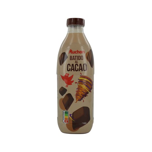 AUCHAN Batido con sabor a chocolate 1 l. Producto Alcampo