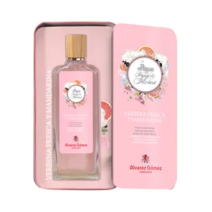 AGUA FRESCA DE FLORES Eau de toilette unisex con vaporizador en spray, fragancia verbena fresca y mandarina 150 ml.
