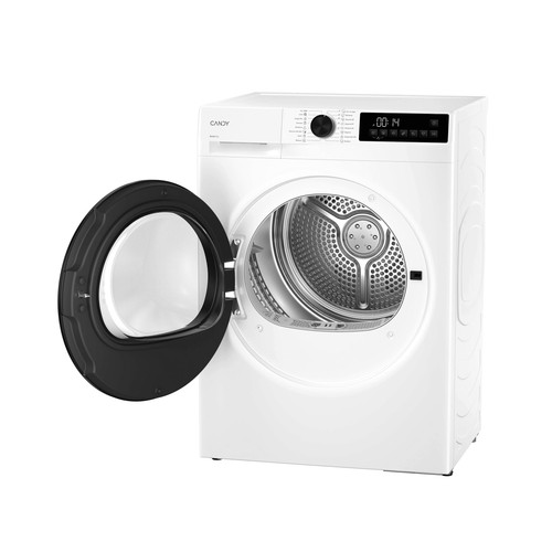 Secadora por condensación con bomba de calor CANDY GDS 8N1-37, capacidad de secado: 8KG, clasificación energética: E, H: 85cm, A: 59,5cm, F: 51,4cm