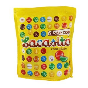 Imagen de LACASITOS Grageas de colores con chocolate 190 g.