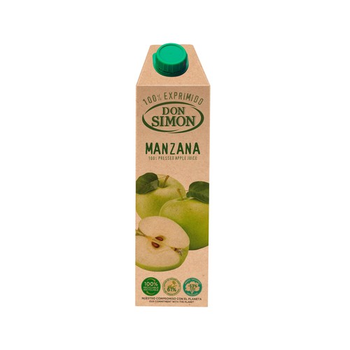 DON SIMON Zumo exprimido de manzana DON SIMON brick de 1 l.