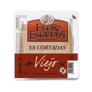 FLOR DE ESGUEVA Queso cortado viejo de oveja FLOR DE ESGUEVA TAPAS MAESTRAS 210 g.