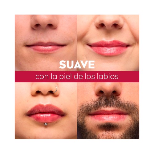 LIPOSAN Glowy Protector labial hidratante con color (berry) y efecto glow y FPS 30.