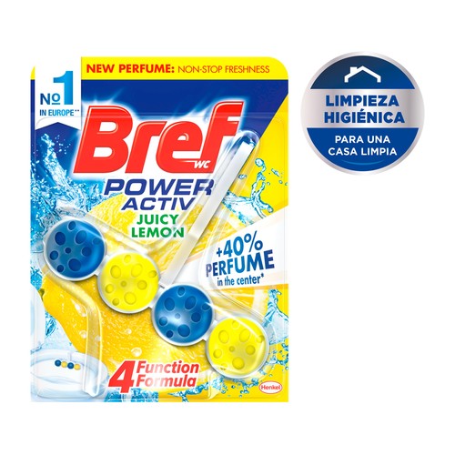 BREF Colgador WC Power Active limón BREF 50 g.