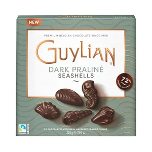 GUYLIAN Surtido de bombones de chocolate negro 225 g.
