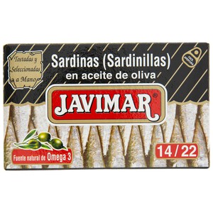 Imagen de JAVIMAR Sardinillas en aceite de oliva lata de 88 g.