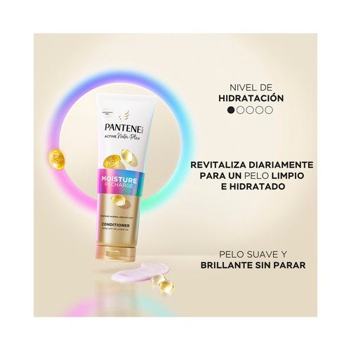 PANTENE Pro-v hydra revitaliza Estuche con champú (325ml), acondicionador (220 ml) y crema de peinado (135 ml), para cabellos muy secos.