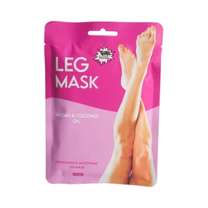 GIRL POWER Mascarilla nutritiva para piernas con aceite de Argan y coco 2 uds.