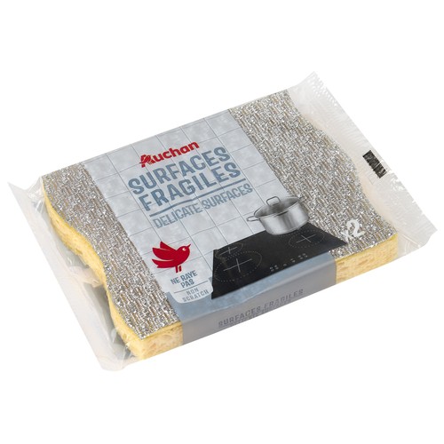 PRODUCTO ALCAMPO Estropajo que no raya especial superficies delicadas 2 uds
