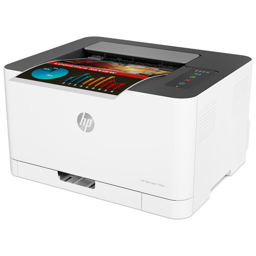Impresora láser HP Color Laser 150nw, WiFi, Ethernet, doble cara manual.