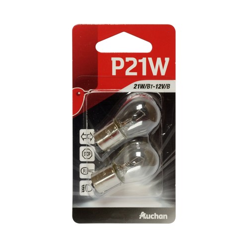 2 bombillas P21/5W, PRODUCTO ALCAMPO.