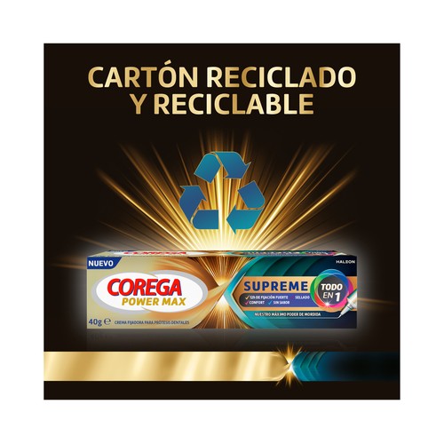 COREGA Todo en 1 Supreme Crema fijadora para prótesis dentales 70 g.