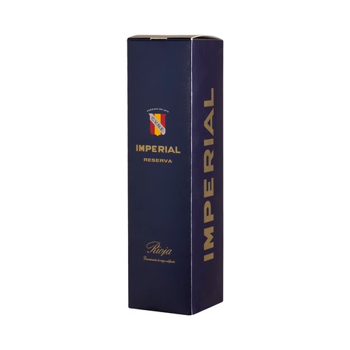 CUNE  Estuche con vino tinto reserva con D.O. Ca. Rioja.