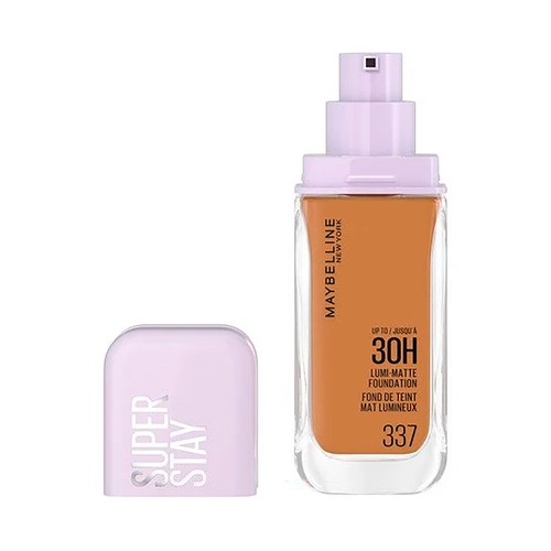 MAYBELLINE Superstay lumi-mate tono 337 Base de maquillaje con cobertura modulable.