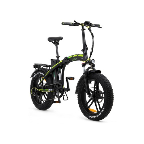  Bicicleta eléctrica YOUIN You-Ride Dubai, color negro, 250W, 7 velocidades, ruedas 20”, autonomía 35-45km.
