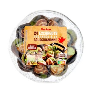 Imagen de AUCHAN Caracoles grandes a la bourguignonne 24 uds 178 g Productos Alcampo.