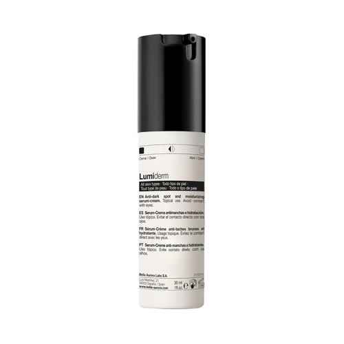 BELLA AURORA Lumiderm Sérum fácial 2 en 1 antimanchas e hidratante 30 ml.