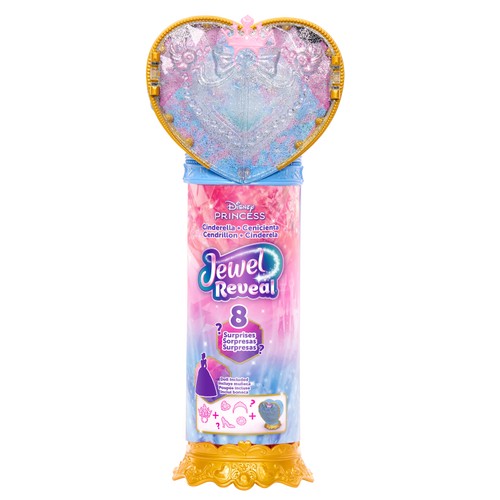 DISNEY Princesa Cenicienta, Jewel Reveal sorpresa, MATTEL.