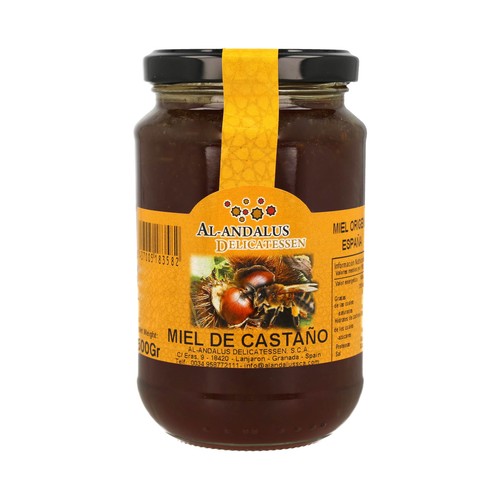 Miel de castaño AL ANDALUS 500 g.