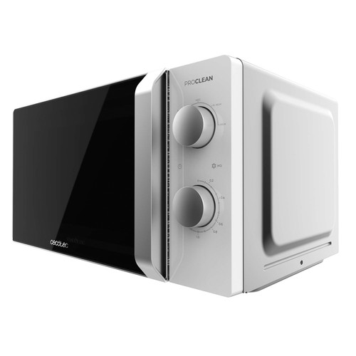 Microondas CECOTEC ProClean 2010 Inverter White, color blanco, capacidad 20L, potencia 700W.