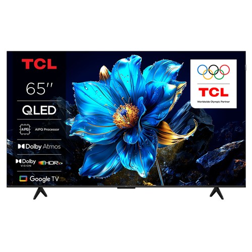 Televisión 165,1 cm (65") QLED TCL 65P7K, 4k, GOOGLE TV, Bluetooth, 3 HDMI, USB, HDR10.